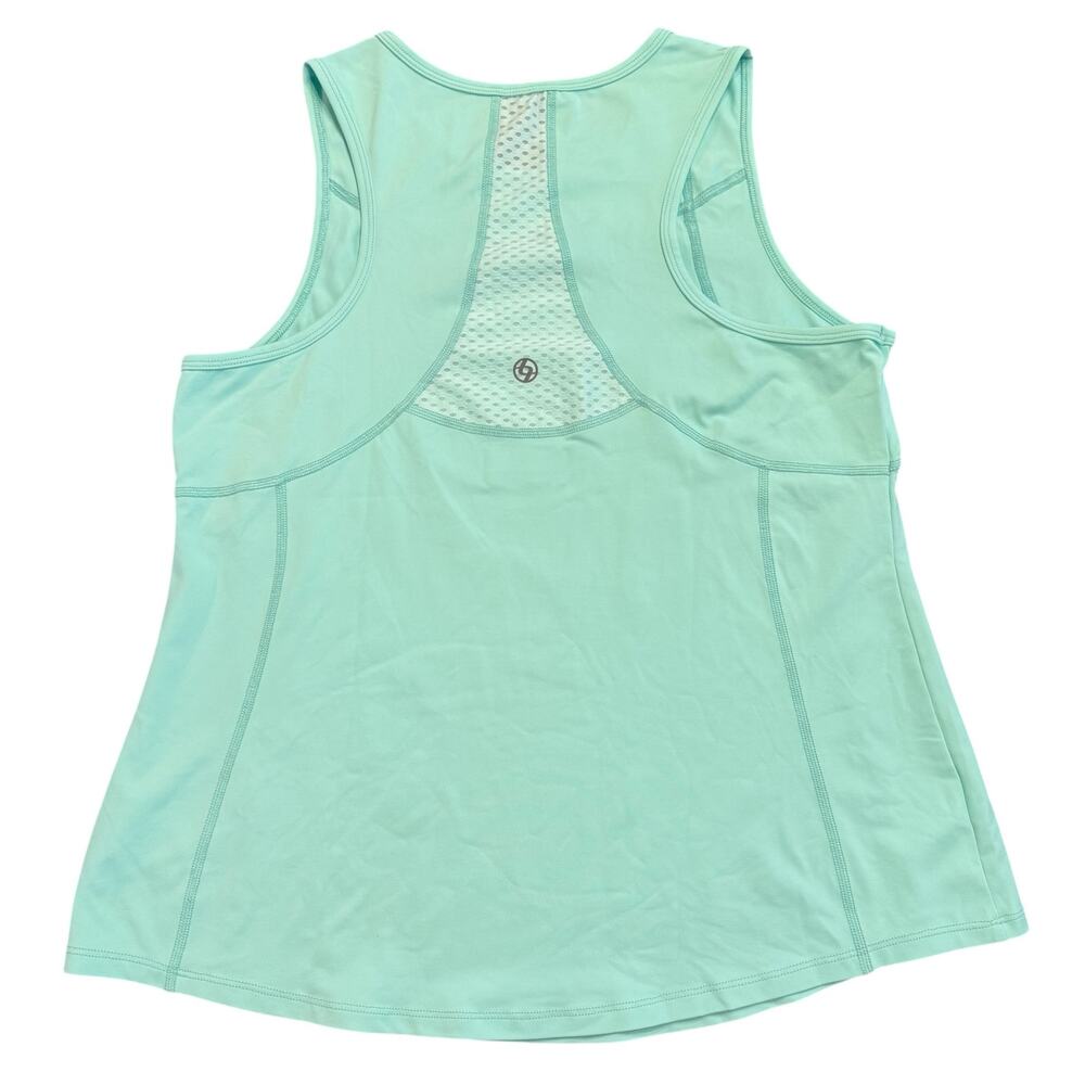 Lija Women’s mint green racer back tank, Size L - Picture 5 of 5